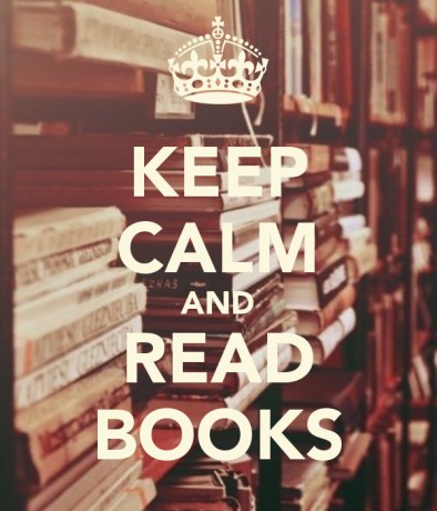 keep calm and read books